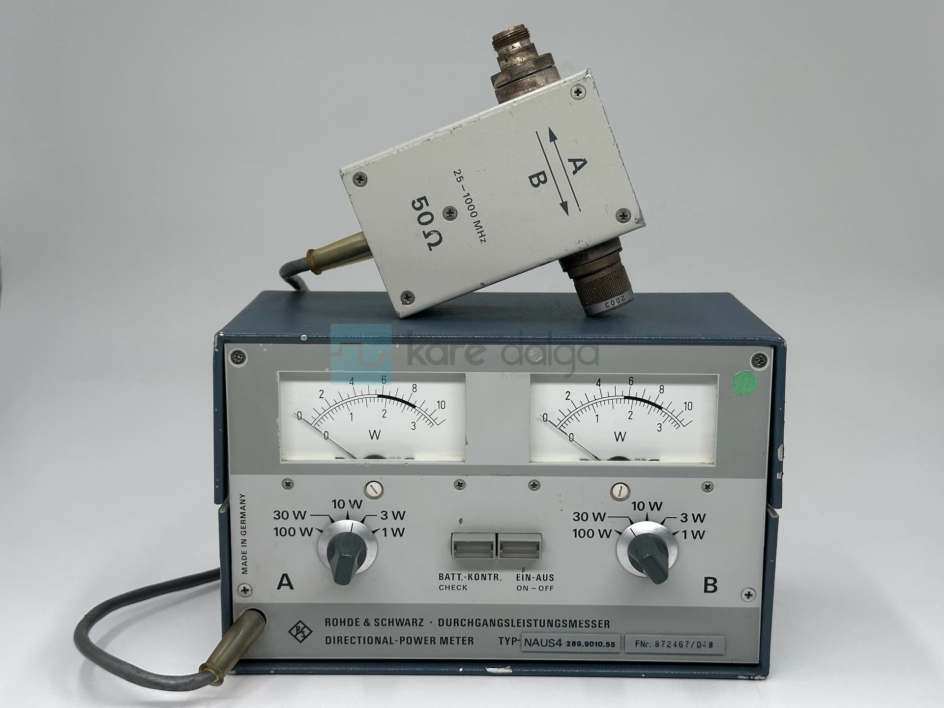 Rohde & Schwarz Naus4 Wattmetre - Görsel 1
