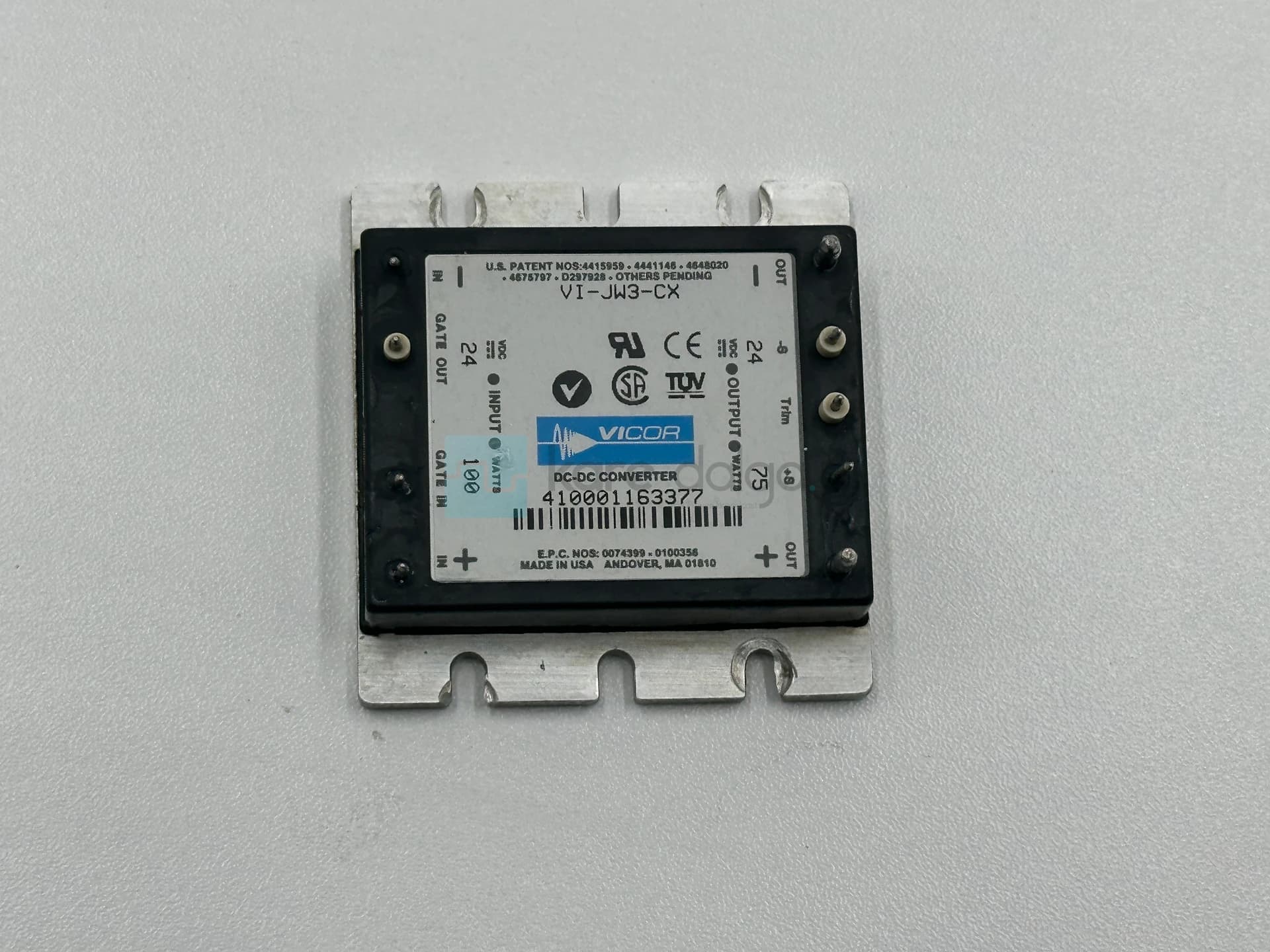 Vicor Vı-Jw3-Cx Dc-Dc Converter - Görsel 1