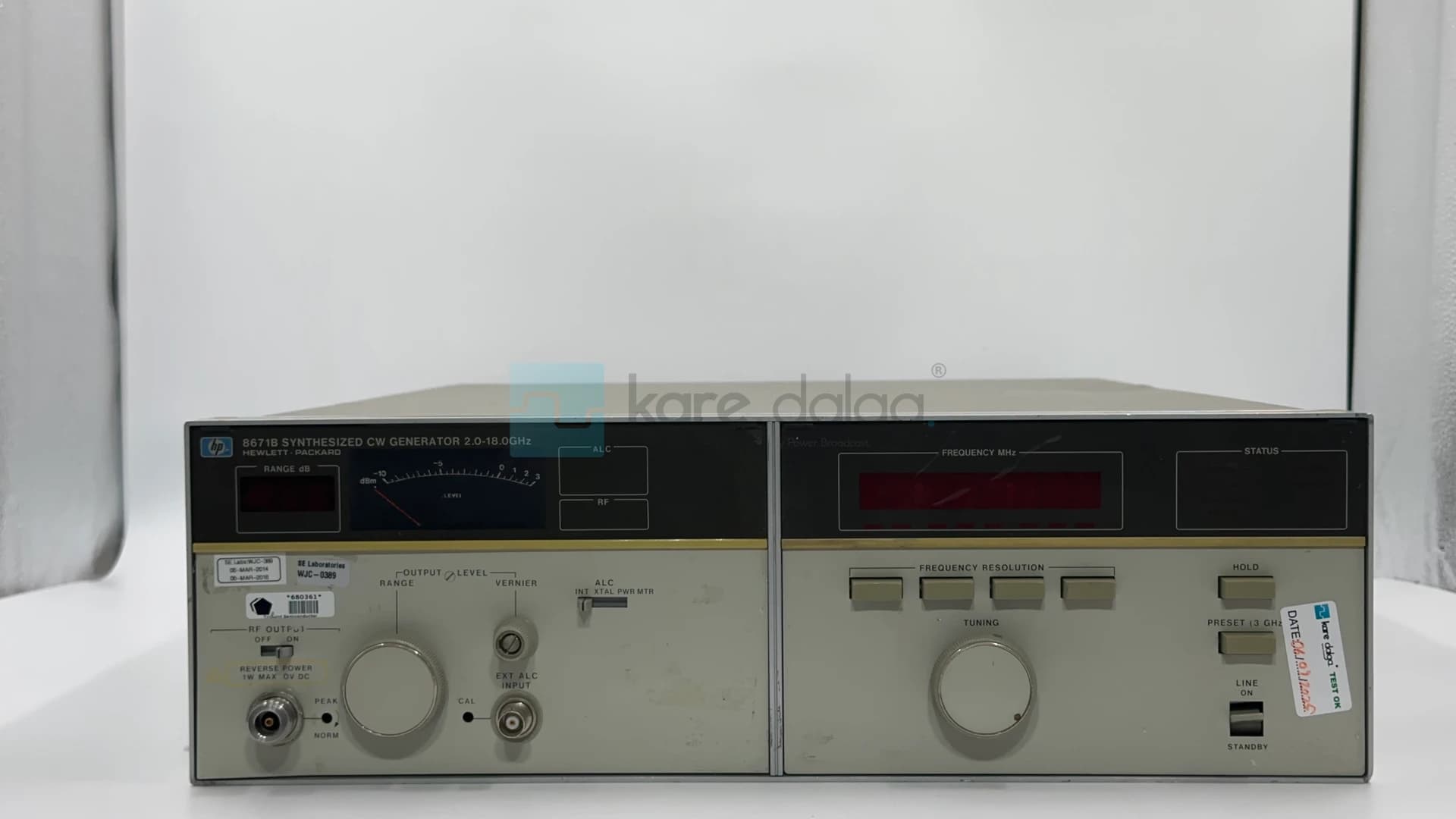 Hp 8671b – 2.0 Ghz - 18.0 Ghz Sinyal Jeneratörü - Görsel 1