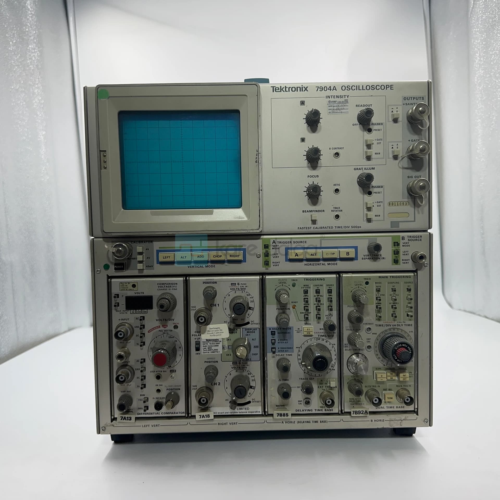 Tektronix 7904a – 4 Modüler Kanal 500 Mhz 500 Ps Analog Osiloskop - Görsel 1