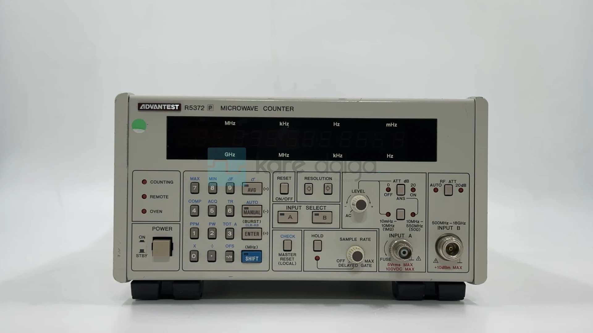Advantest R5372 9 Dijit 2 Kanal 10 Mhz – 18 Ghz Rf Mikrodalga Frekans Sayacı - Görsel 1