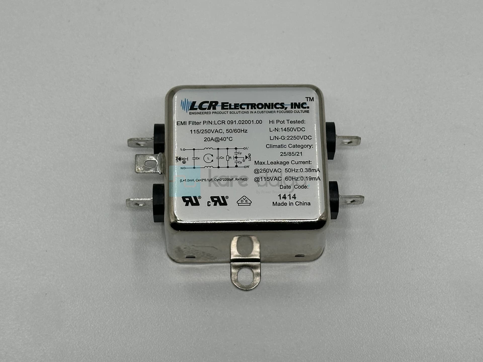 Lcr Electronics Lcr 091.02001.00 Emi Filtresi - Görsel 1