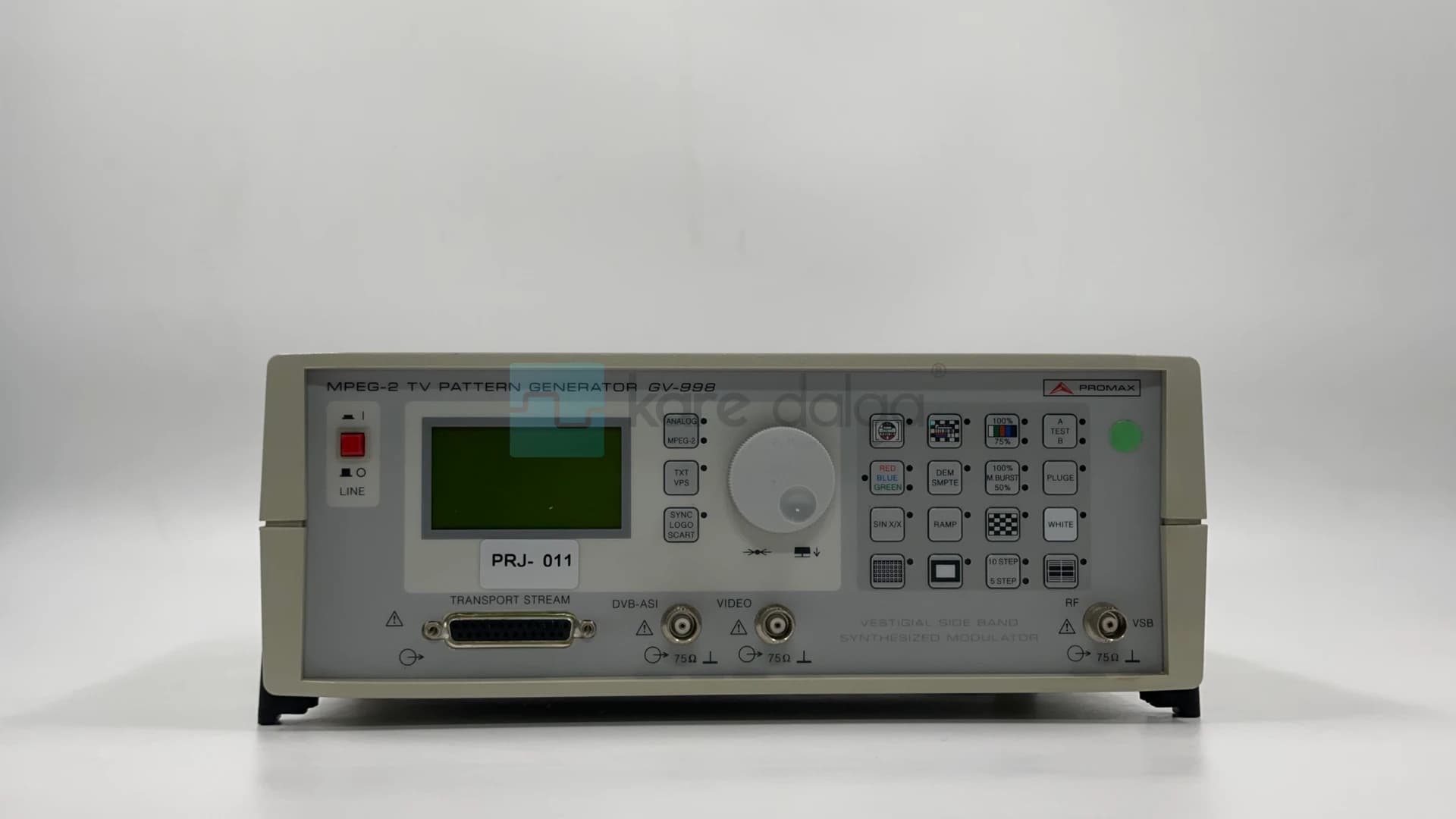 Promax Gv-998 Mpeg-2 Tv Pattern Jeneratörü - Görsel 1