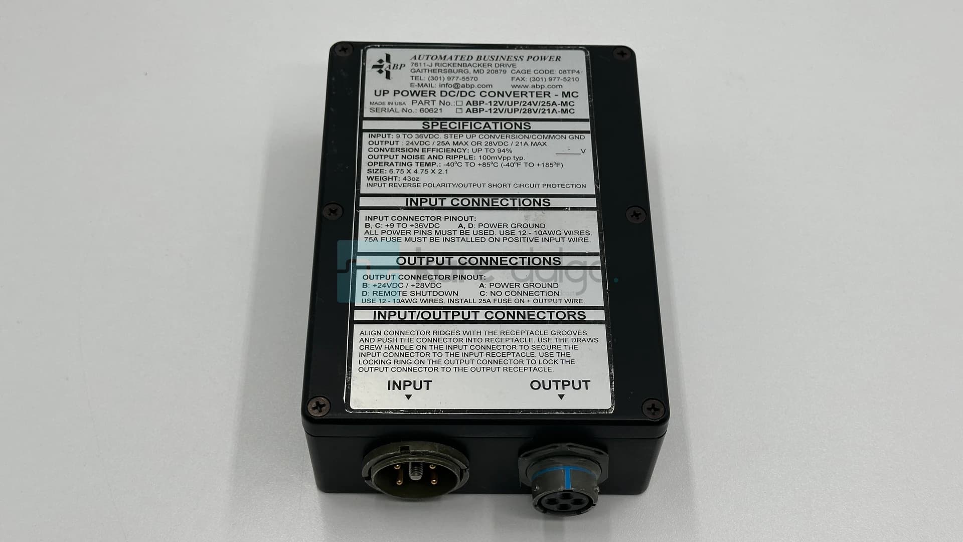 Abp 12v/up/28v/21a-Mc Dc-Dc Converter - Görsel 1