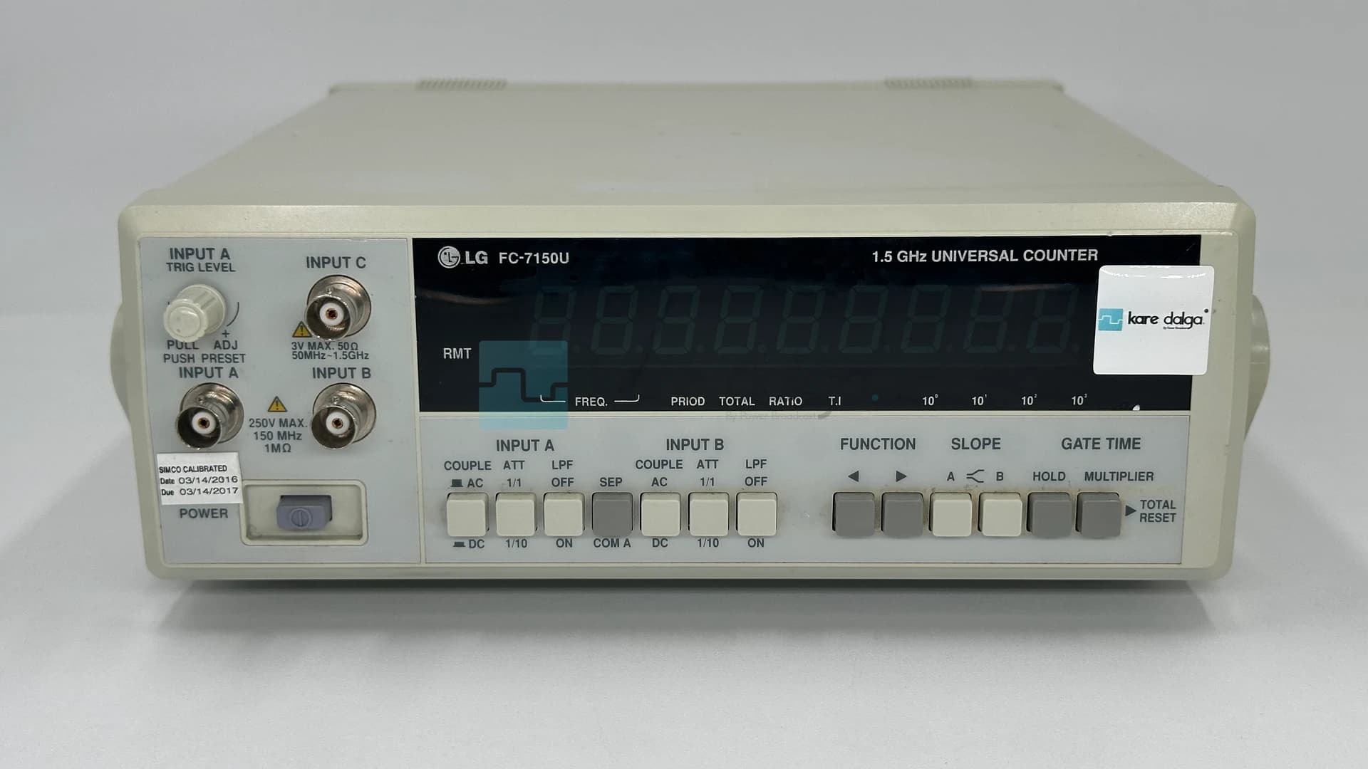Lg Fc-7150u 10 Dijit 50 Mhz - 1.5 Ghz Frekans Sayacı - Görsel 1