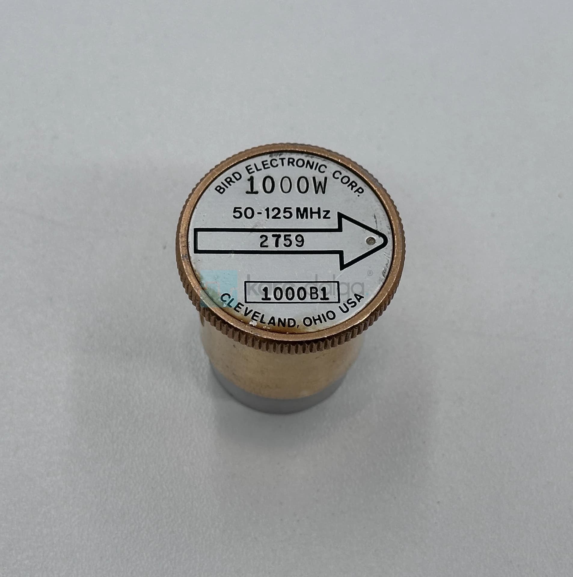 Bird 1000b1 50–125 Mhz 1000 Watt Wattmetre Elementi - Görsel 1