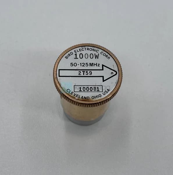 Bird 1000b1 50–125 Mhz 1000 Watt Wattmetre Elementi