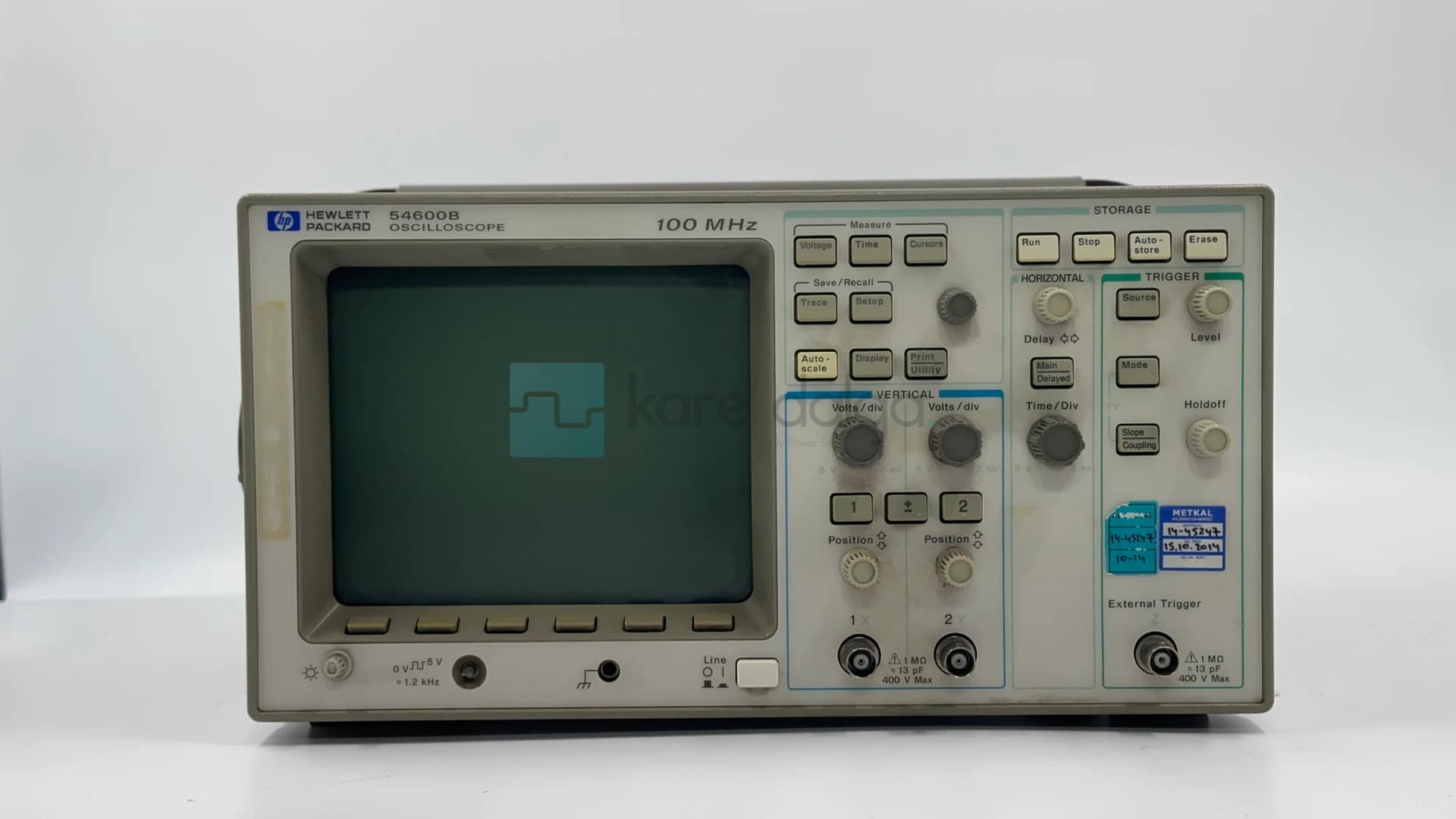 Hp 54600b 2 Kanal 100 Mhz 20 Ms/s Osiloskop - Görsel 1