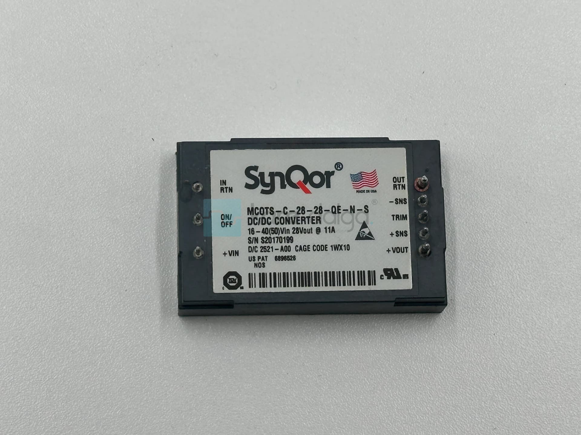 Synqor Mcots-C-28-28-Qe-N-S Dc-Dc Converter - Görsel 1
