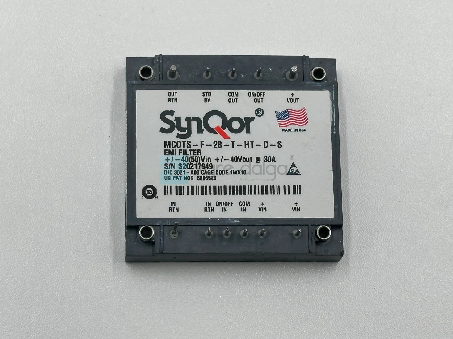 Synqor Mcots-F-28-T-Ht-D-S Emi Filtresi - Görsel 1