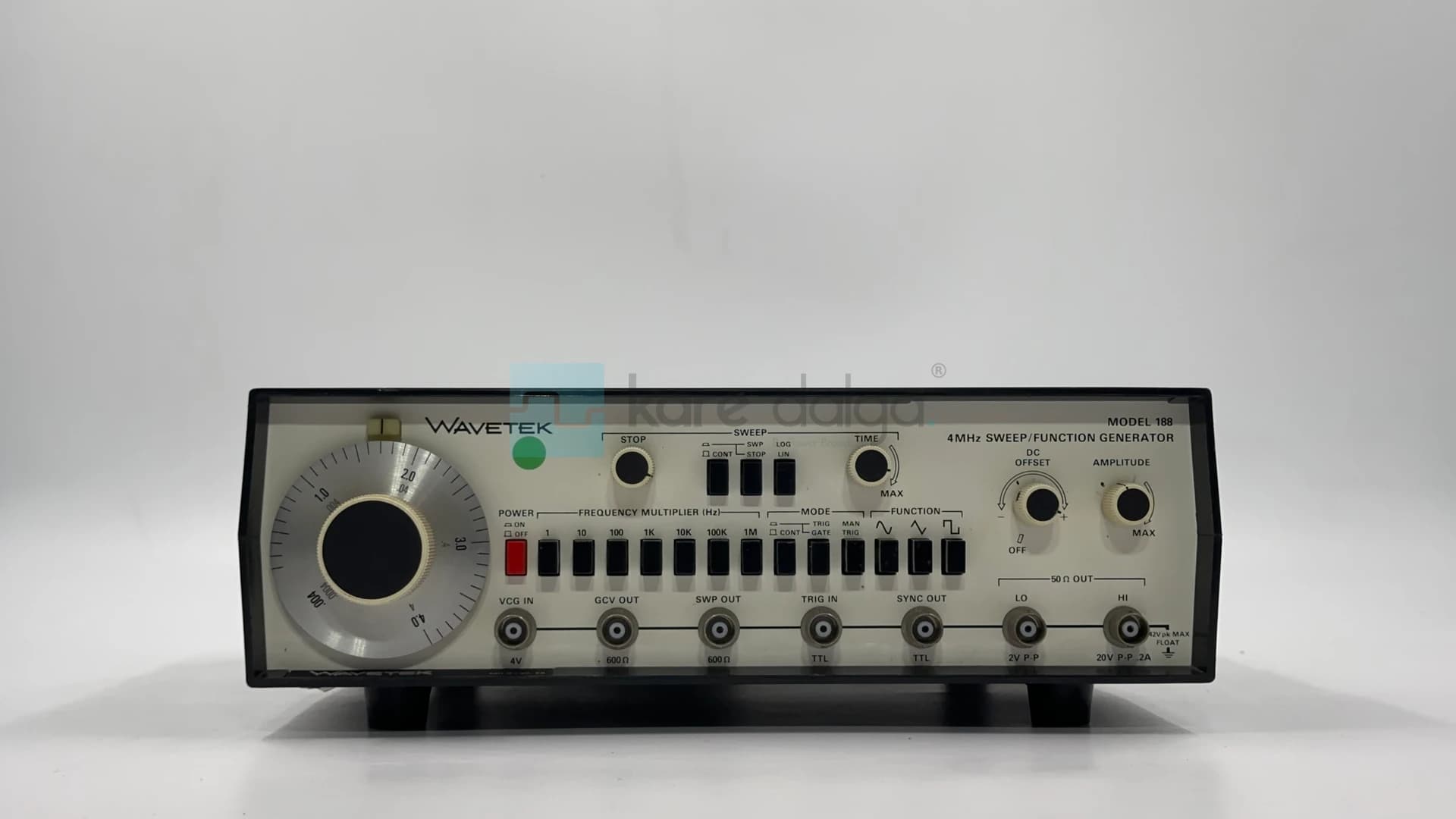 Wavetek Model 188 4 Mhz Fonksiyon Jeneratörü - Görsel 1
