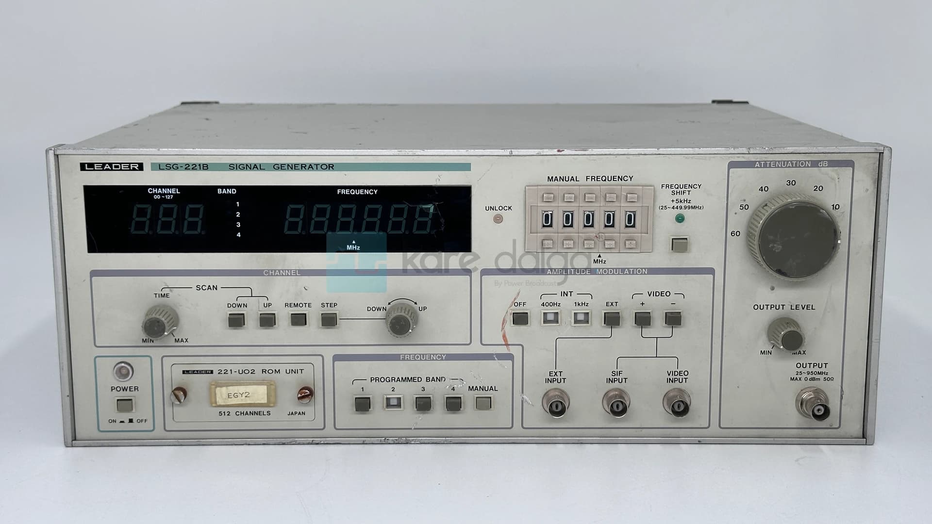 Leader Lsg-221b 25 Mhz – 950 Mhz Rf Sinyal Jeneratörü - Görsel 1