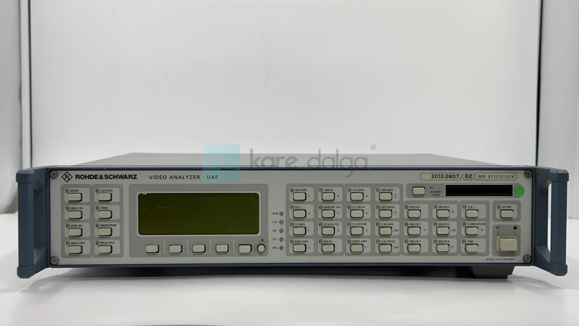 Rohde & Schwarz Uaf 2013.0807.02 Video Analizörü - Görsel 1