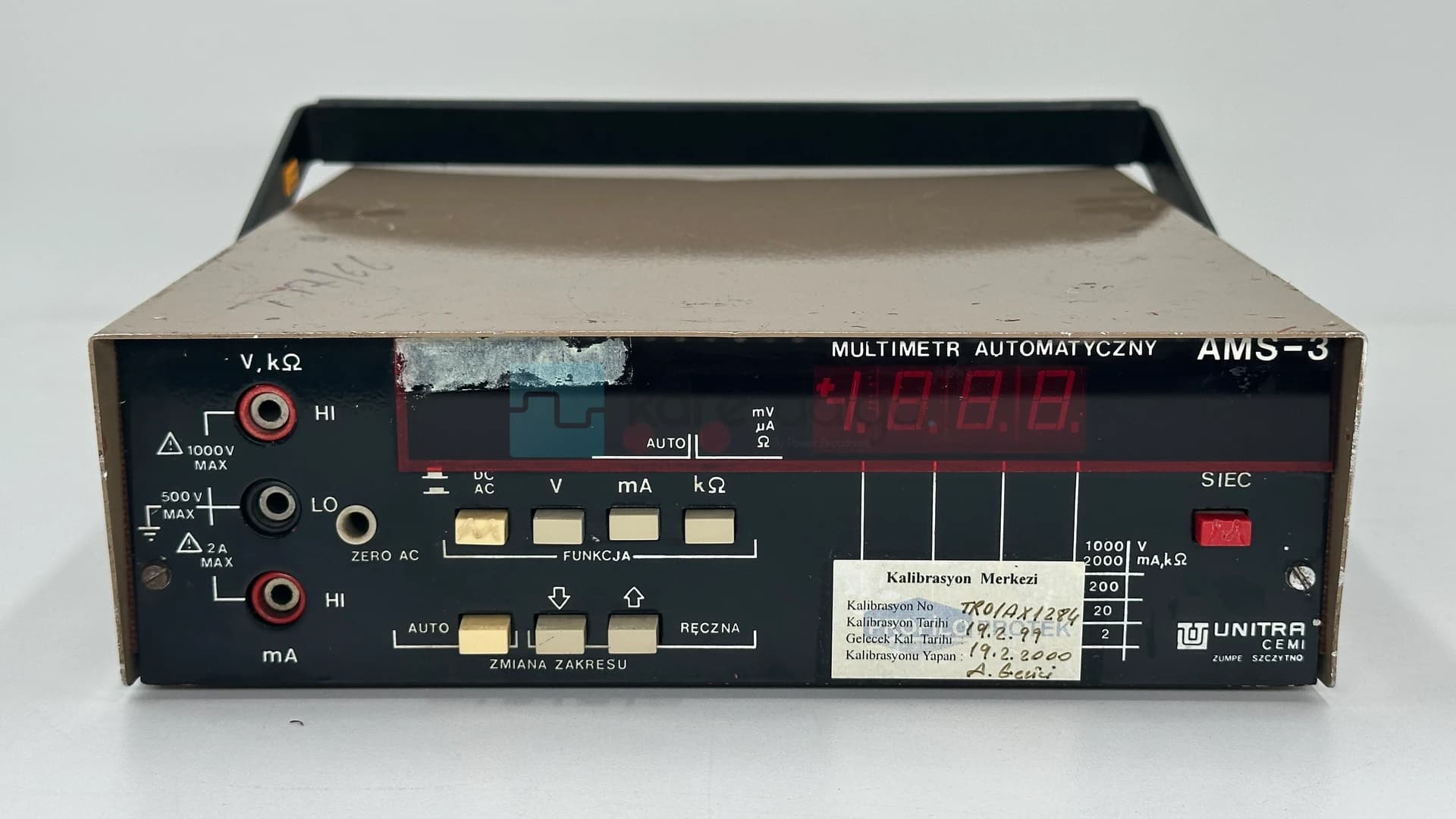 Unitra Ams-3 4½ Dijit Masaüstü Multimetre - Görsel 1