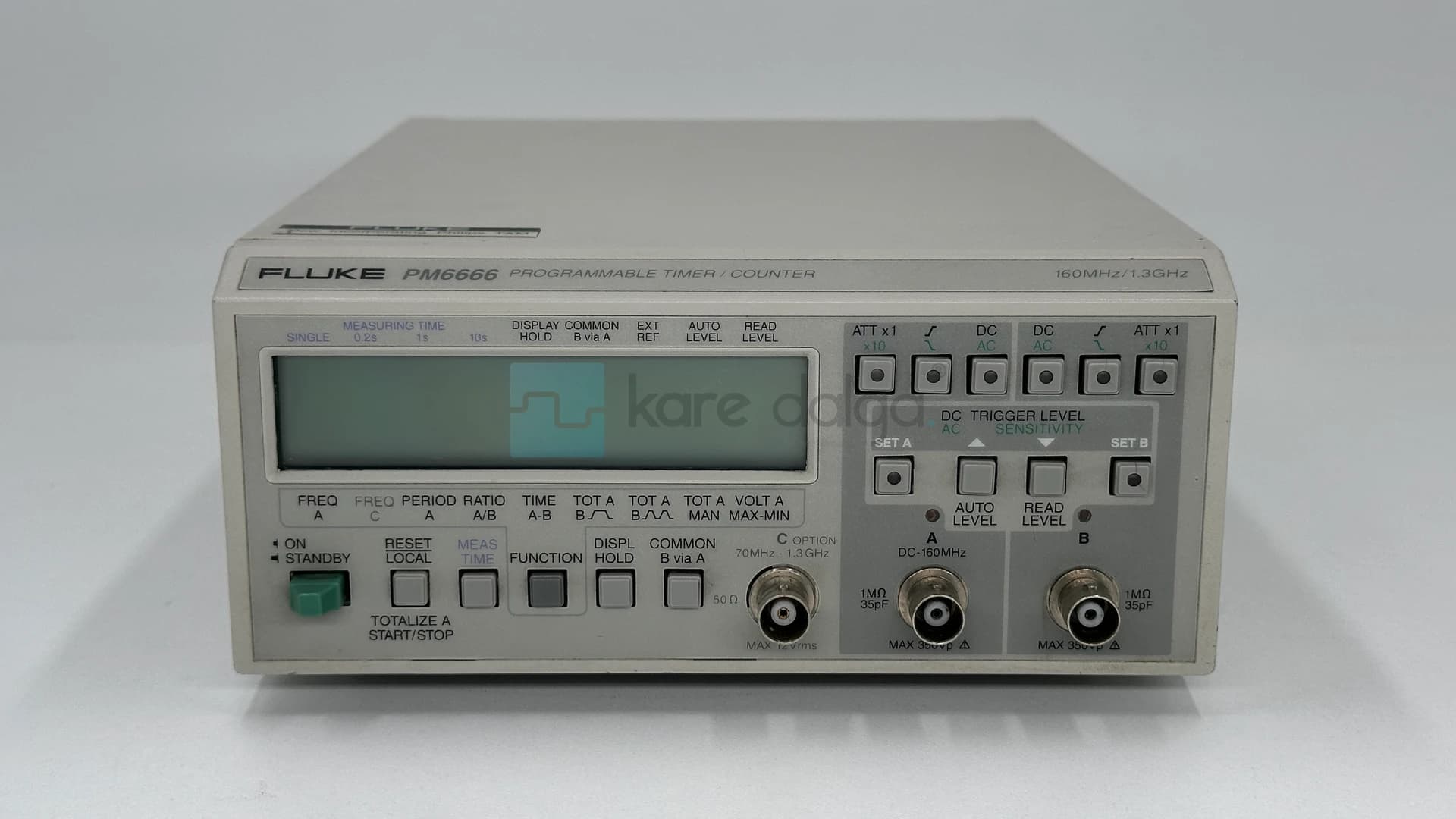 Fluke Pm6666 10 Dijit 3 Kanal Dc 70 Mhz - 1.3 Ghz Frekans Sayacı - Görsel 1