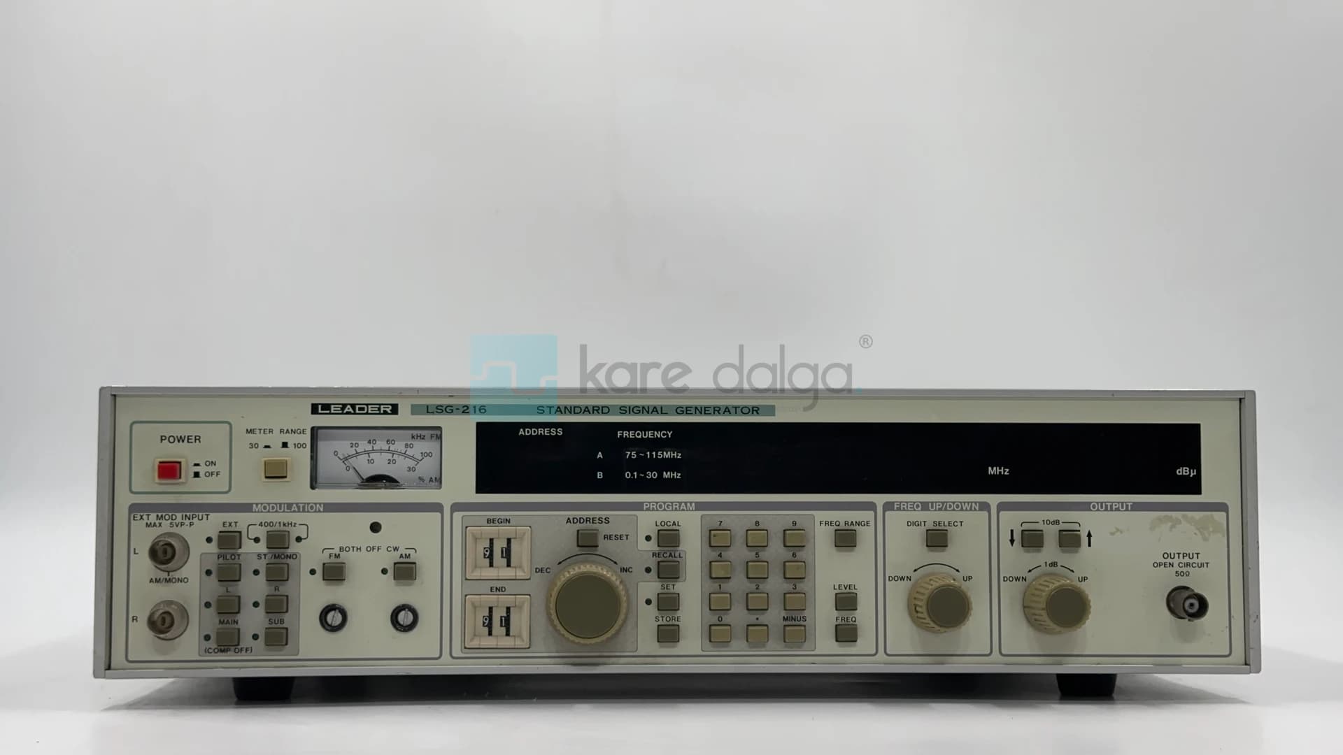 Leader Lsg 216 – 0.1 - 115 Mhz Sinyal Jeneratörü - Görsel 1